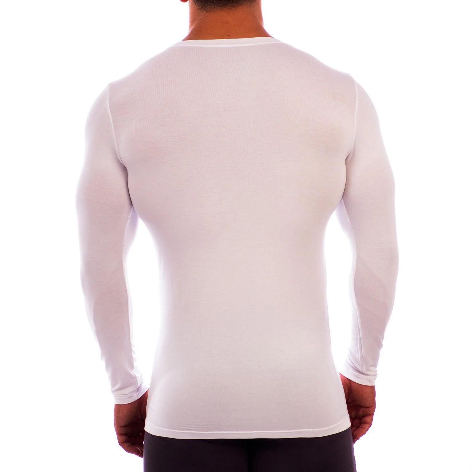 Crew Neck Long Sleeve Undershirt - Image 3