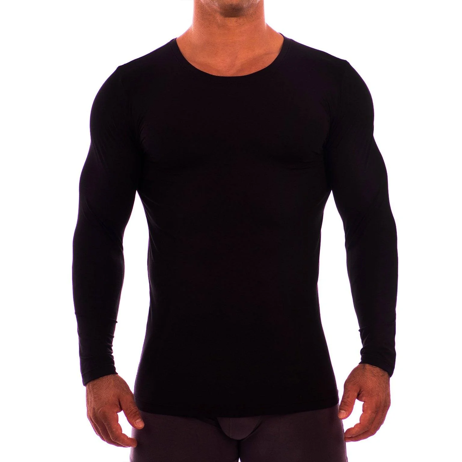 Crew Neck Long Sleeve Undershirt - Image 5