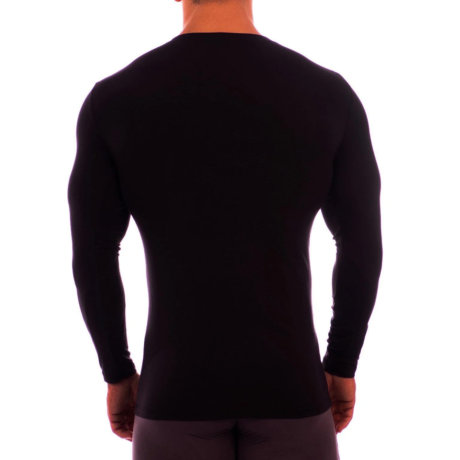 Crew Neck Long Sleeve Undershirt - Image 6
