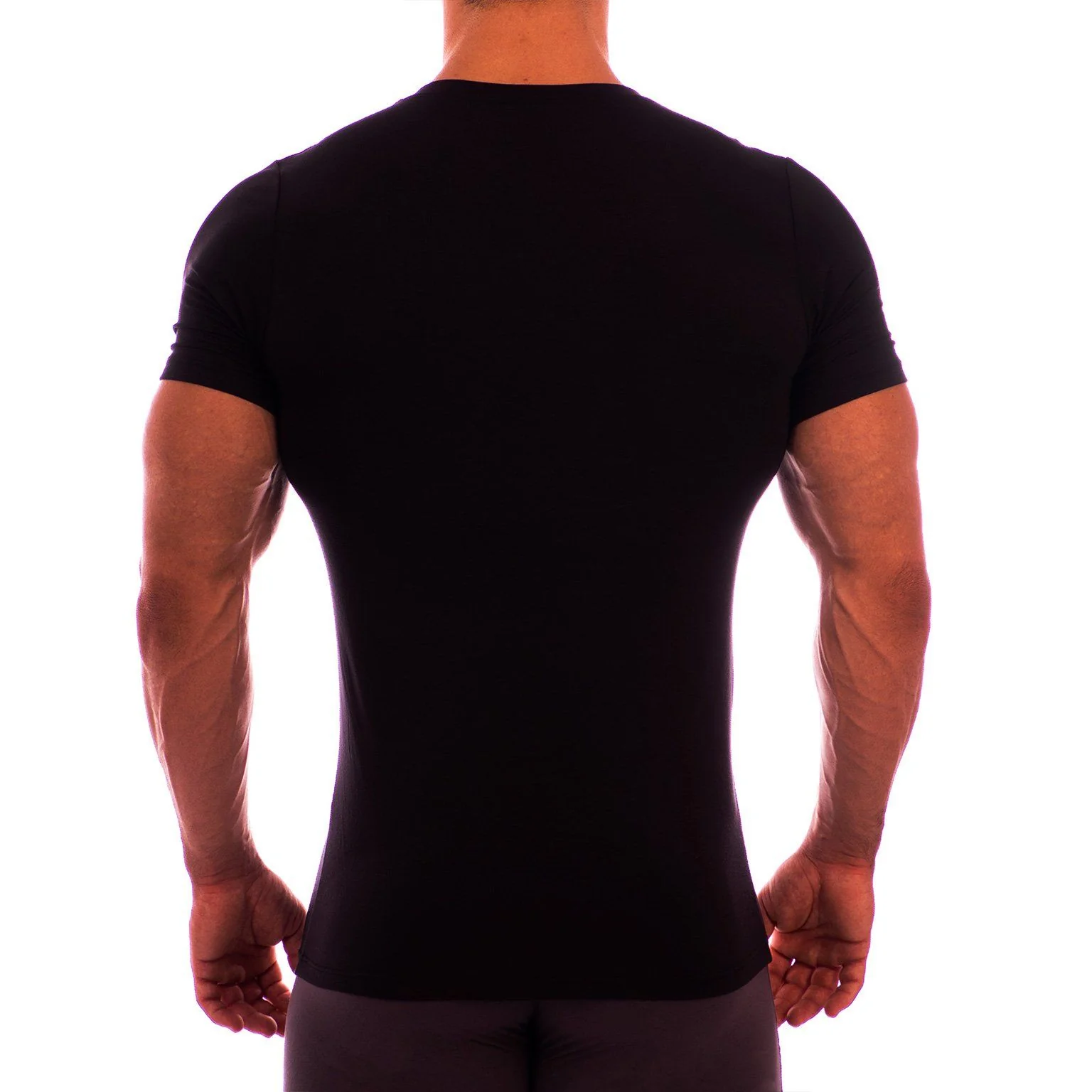 V Neck Short Sleeve Undershirt - Image 6